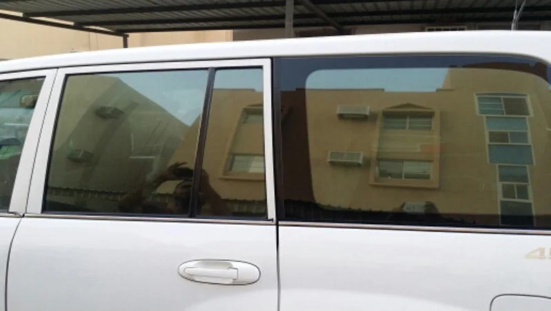 50 CM X 300 CM/Lot Auto Side Window Tint Film Glas VLT 15% Oliver Groene Auto Window solar film Groene Side window Film door gratis schip