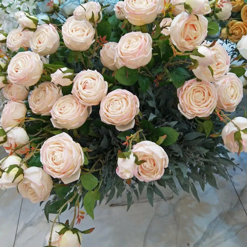 

Stunning Triple Empress Rose Simulation Plant for Exquisite Wedding Decoration