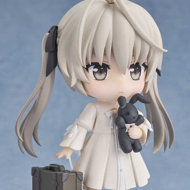 10cm Anime Kawaii Rabbit Kasugano Figure Movable Yosuga No Sora Kasugano Nendoroid 2358 Model Q Version PVC Collection Toys Gift