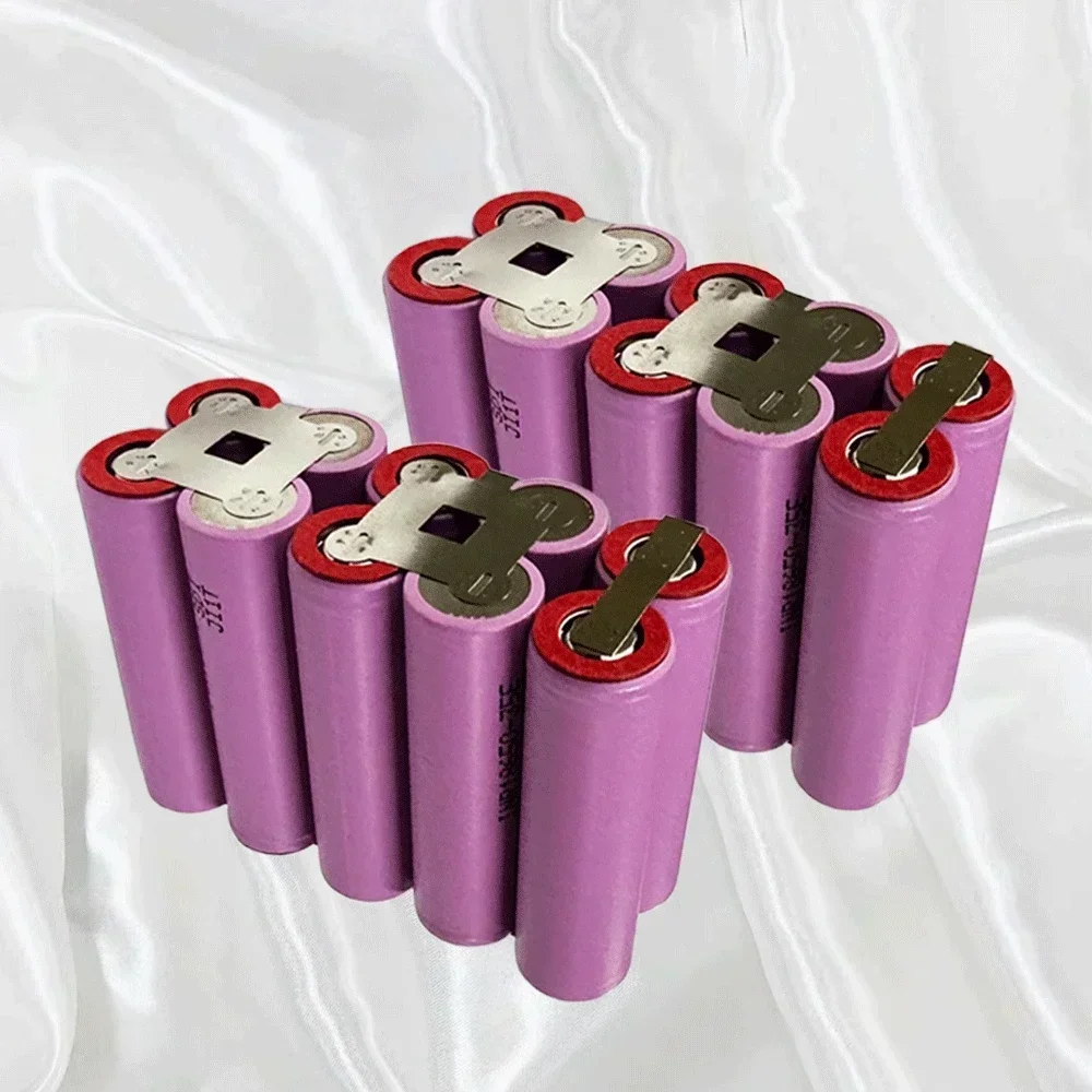 

10.8V-18V 7000mAh INR18650-35E series connection 18650 battery pack,18V 7.0ah screwdriver customized battery