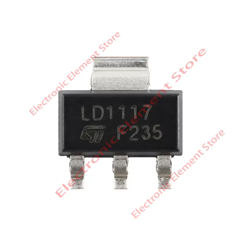 5PCS LD1117STR Linear Regulator SOT-223 LD1117