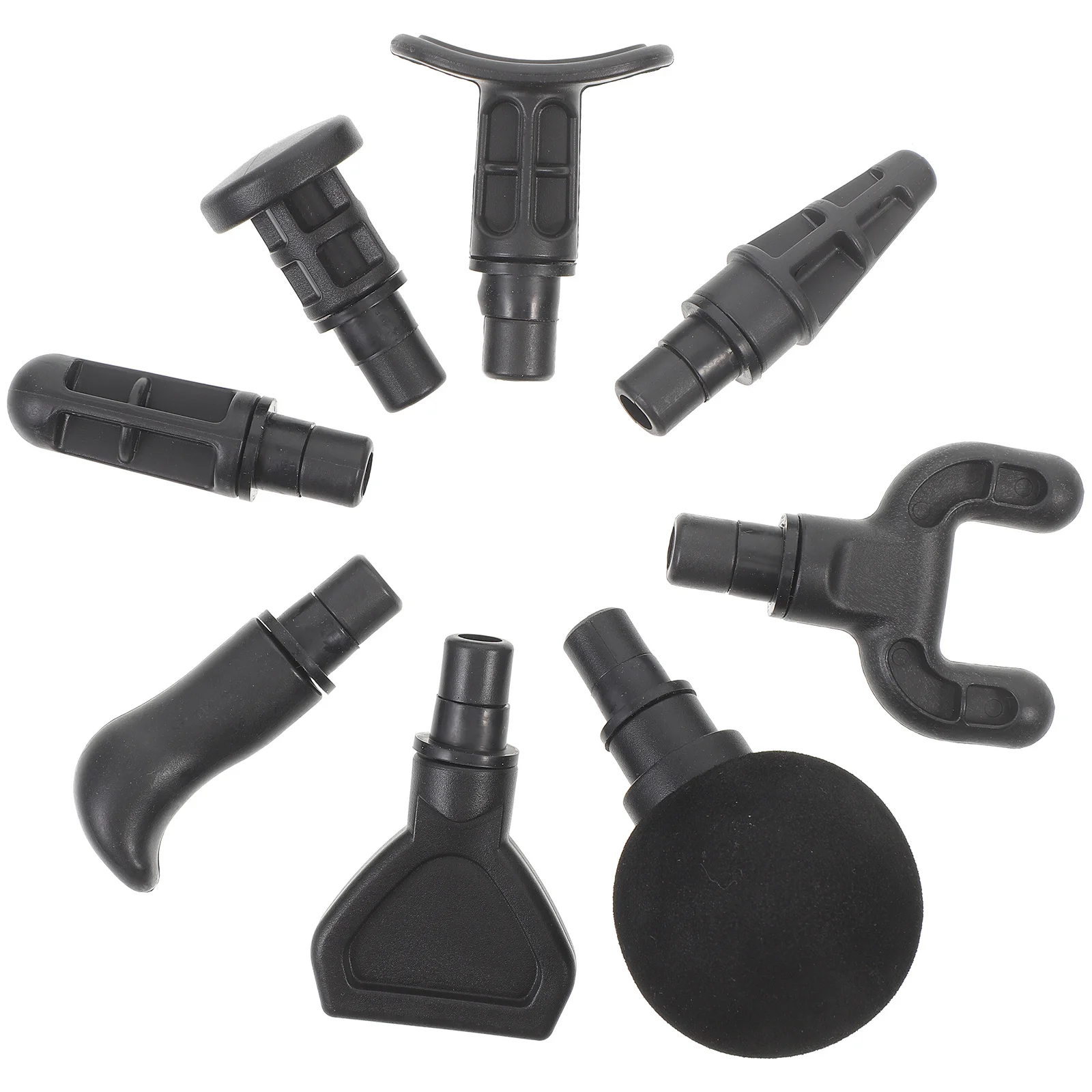 مجموعة واحدة من أدوات تدليك اللفافة مجموعة رؤوس مدلك عالية الجودة لتقليل الأنسجة العميقة واستعادة الجسم واللياقة البدنية باللون الأسود #2