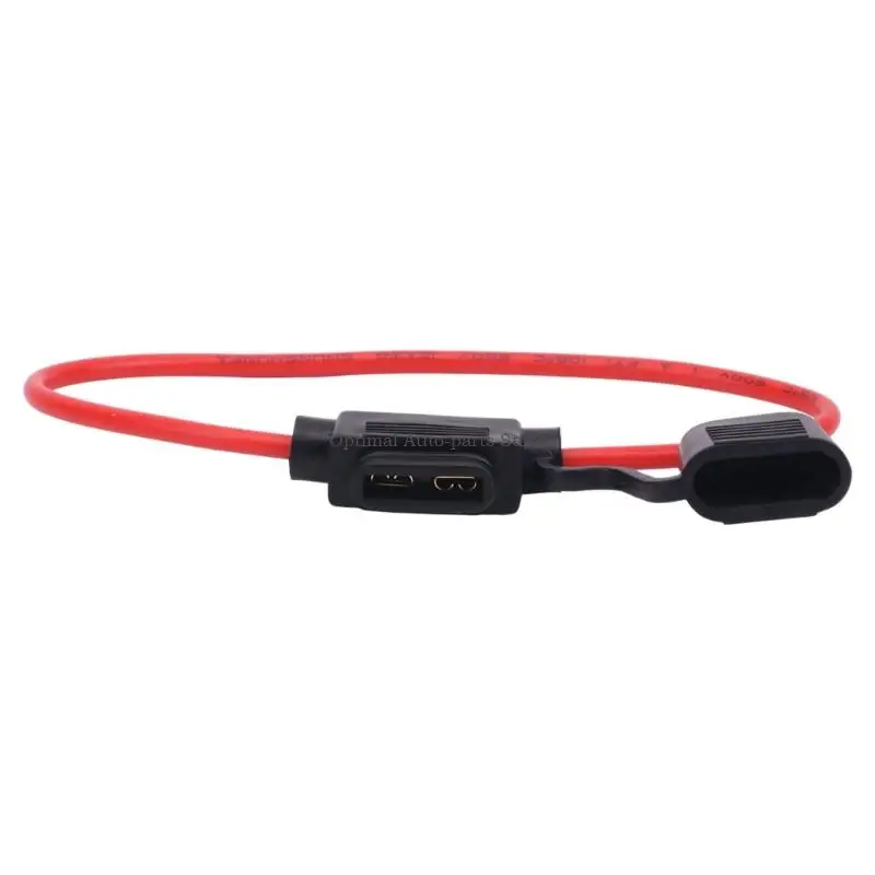  Vehicle Blade Cutout Holders Sets with Leads on Both Ends for Lighting Circuits, Power Wiring, and Cutout Replacement, 24PCS