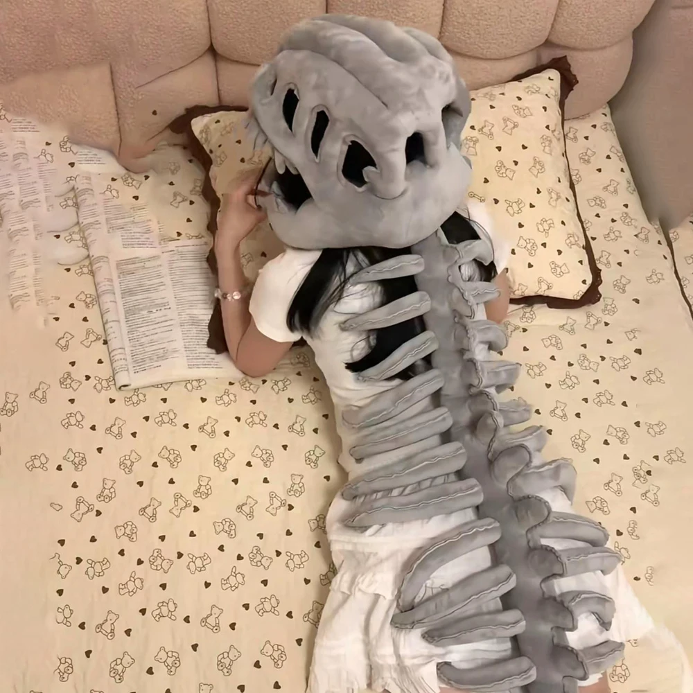 Lustige Dinosaurier Skelett Kapuze Maske Cosplay Tier Drachen Schädel Plüsch Helm Halloween Karneval Dress Up Party Kostüme Requisiten