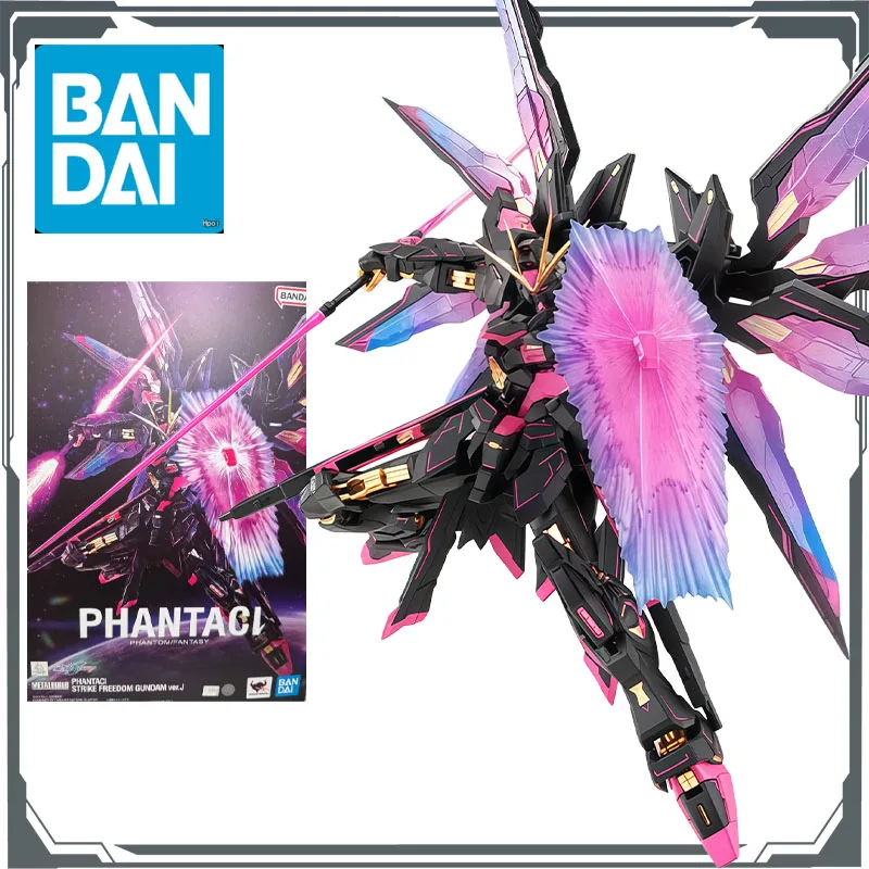 BANDAI METAL BUILD PHANTACI Strike Freedom Gundam Ver.J Меха-робот, подвижная коллекционная модель для демонстрации, украшение для рабочего стола, игрушка