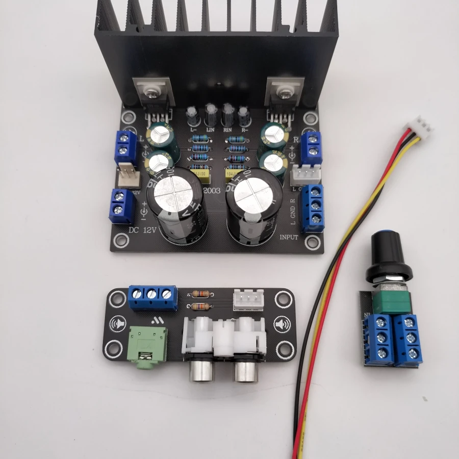 TDA2003 pure rear stage amplifier kit 2.0 dual channel amplifier board 2 * 10W DC12V DC amplifier kit