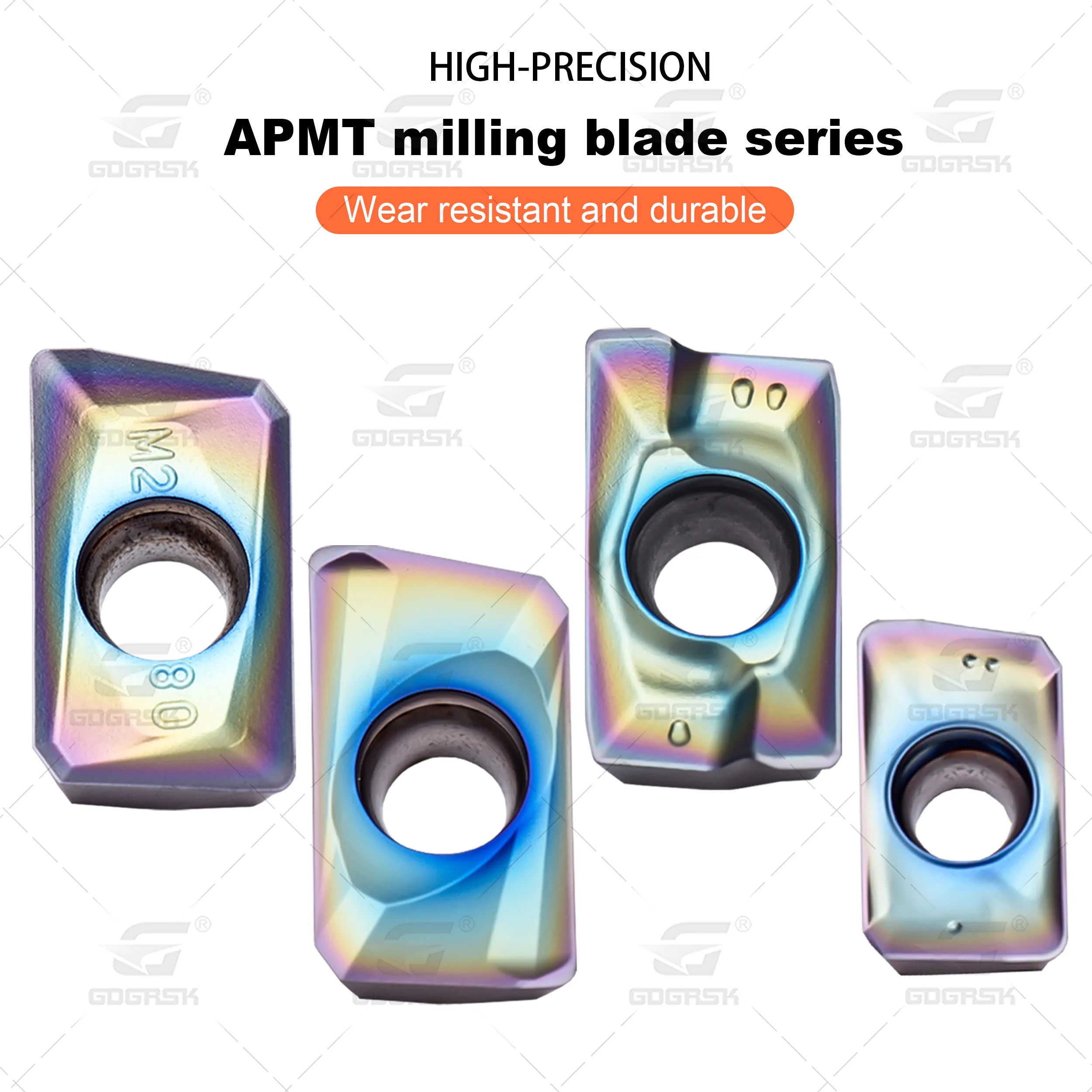 

DESKAR Красочные фрезерные пластины APMT1604PDER-H2 M2 XM APMT1605PDER-XM TF618 Токарный станок с ЧПУ Серия APMT Фрезерные лезвия из закаленной стали