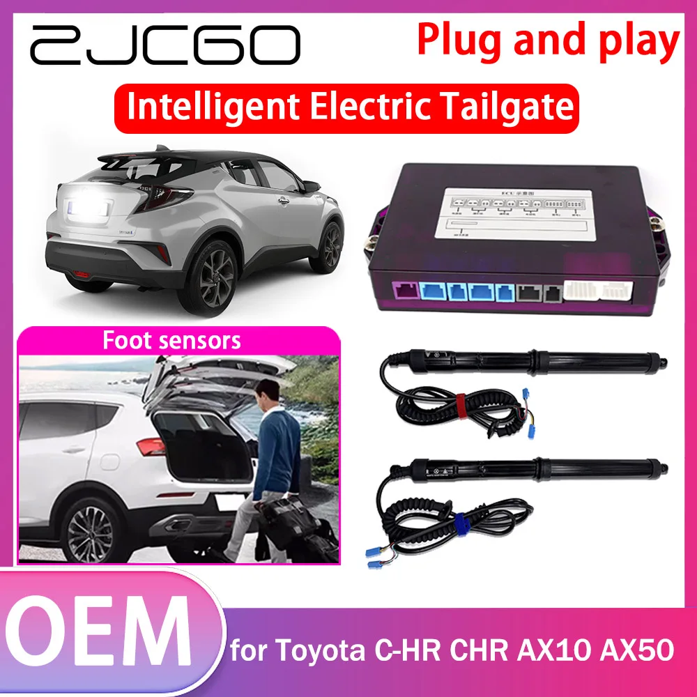 

ZJCGO Electric Tailgate Lift Drive Trunk Opening Tail Gate Lift Soft Close Car Door for Toyota C-HR CHR AX10 AX50 2018~2022