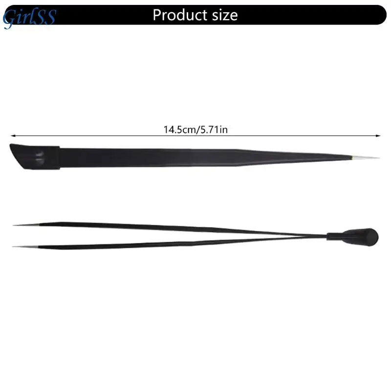 Ferramenta manicure dupla face antiderrapante alça fácil transportar acessórios para unhas T4MB