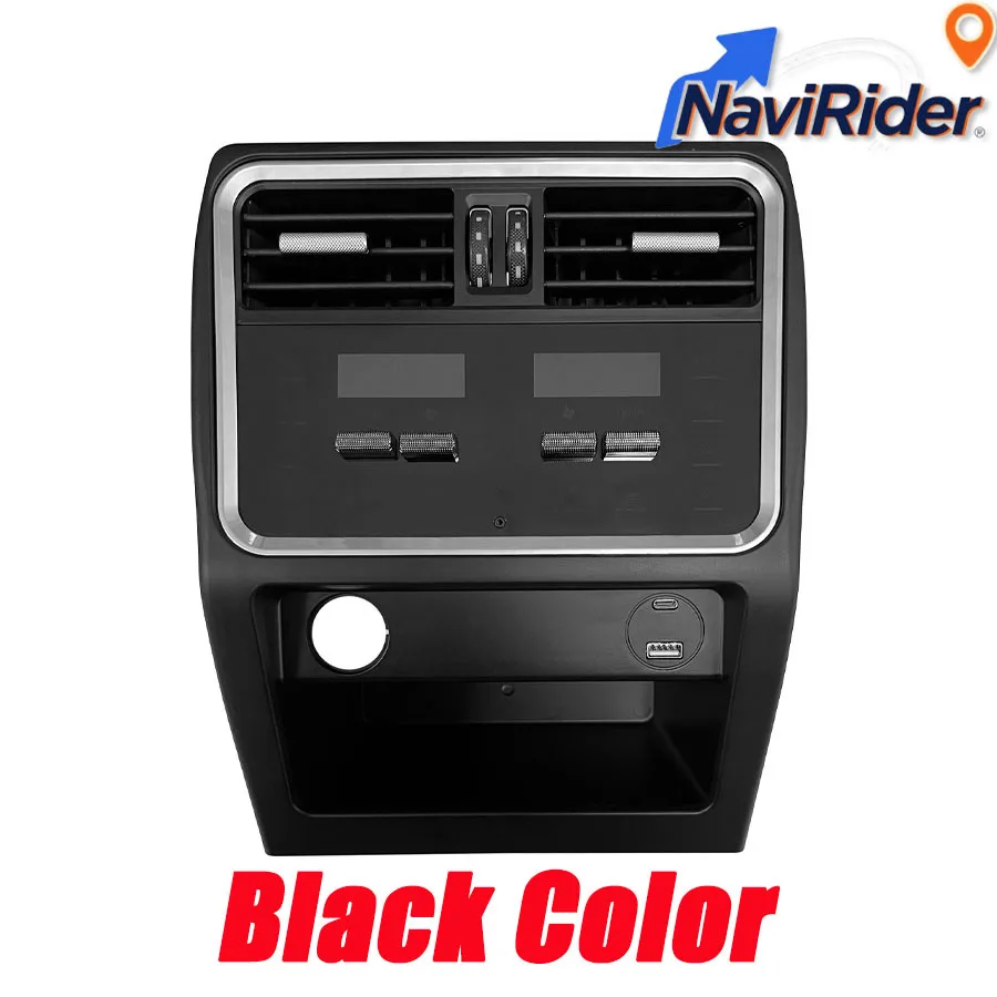 For Porsche Cayenne 2010-2017 Upgrade Climate Control AC Board Display Screen Car Accessories Rear Seat Air Conditioning Panel