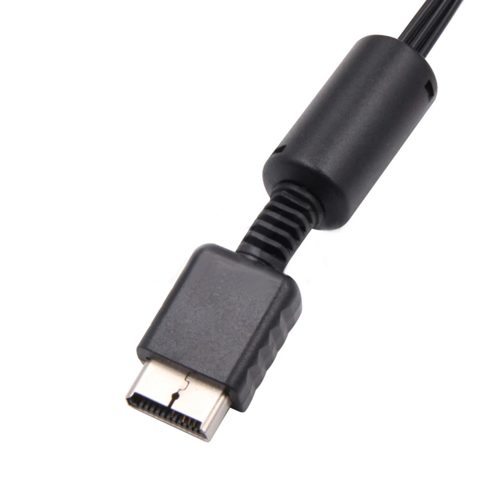 1.8M Composite AV Audio Video TV Adapter Cable Nickel Plated Plug Game Cable for PS2 PS3 for SEGA Dreamcast RCA Cord