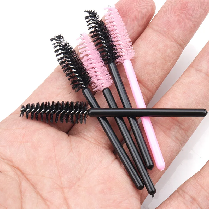 

1000 Pcs Mini Disposable Nylon Mascara Wands Brush Applicator Brow Brushes for Lash Extension Woman Makeup Tools Accessories