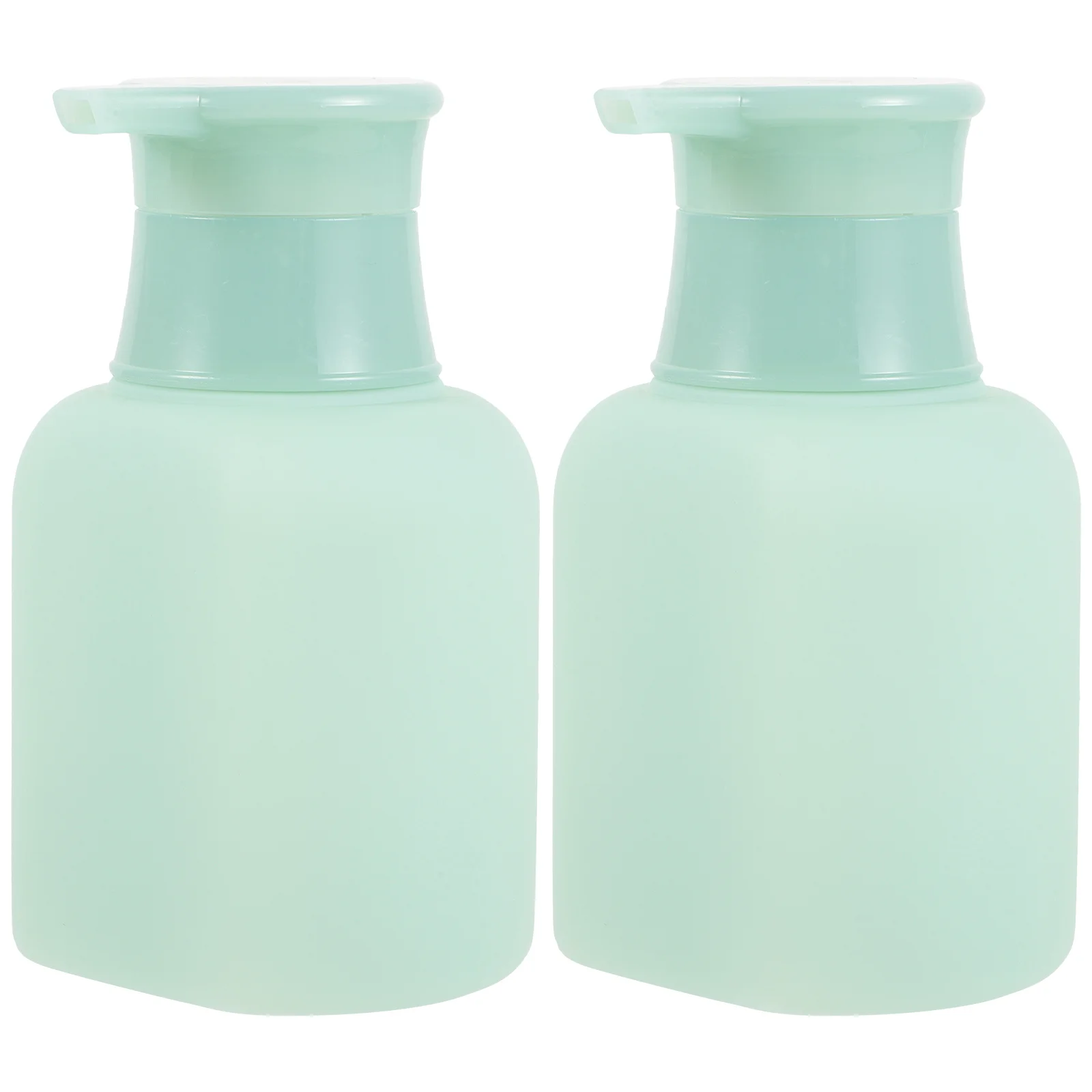 

2Pcs Refillable Shampoo Bottle with Press Pump Dispenser for Home Travel Portable Empty Pump Lotion Bottle Shower Gel Container
