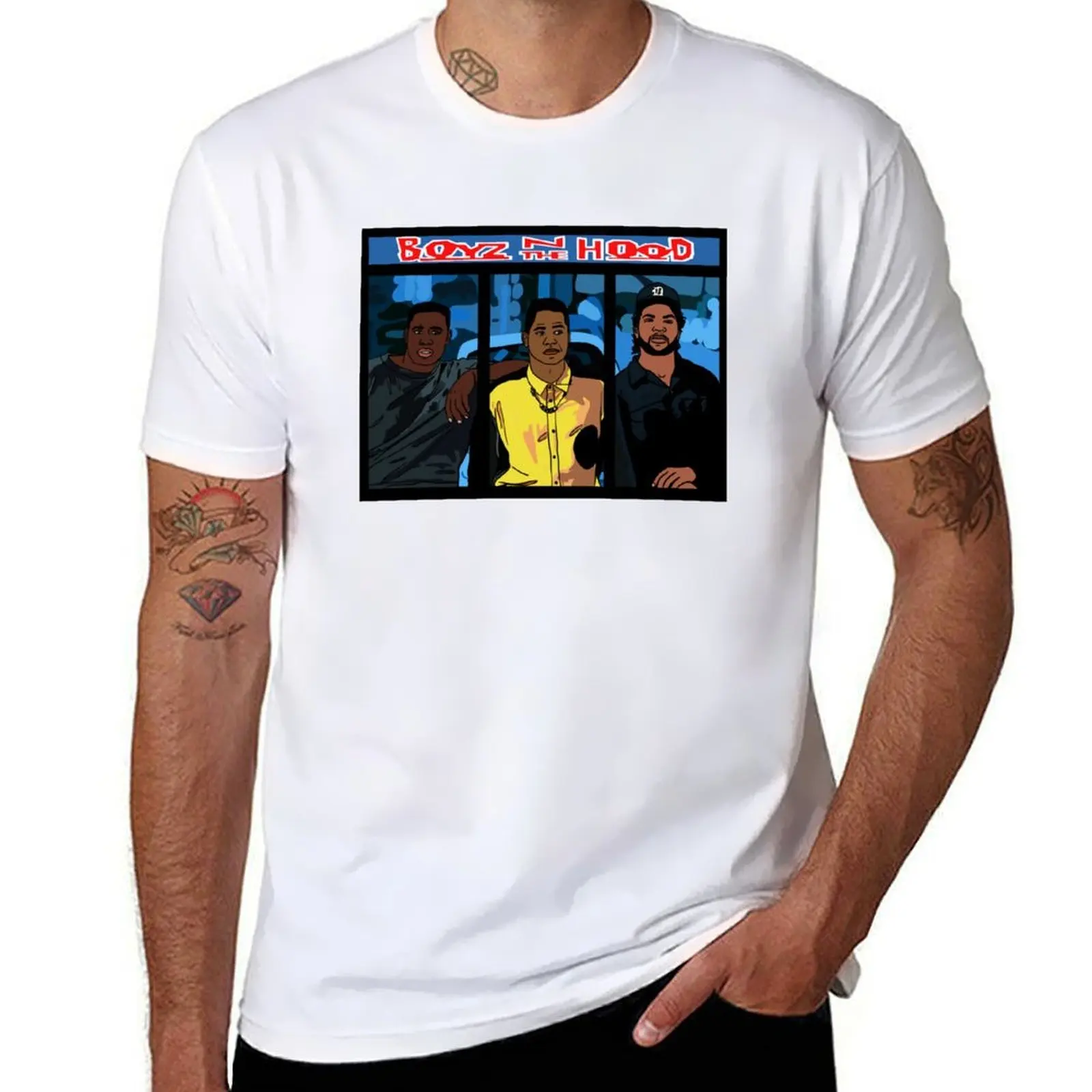 

Boyz N The Hood T-Shirt funny t shirts dark humor anime t shirts oversize T-Shirt