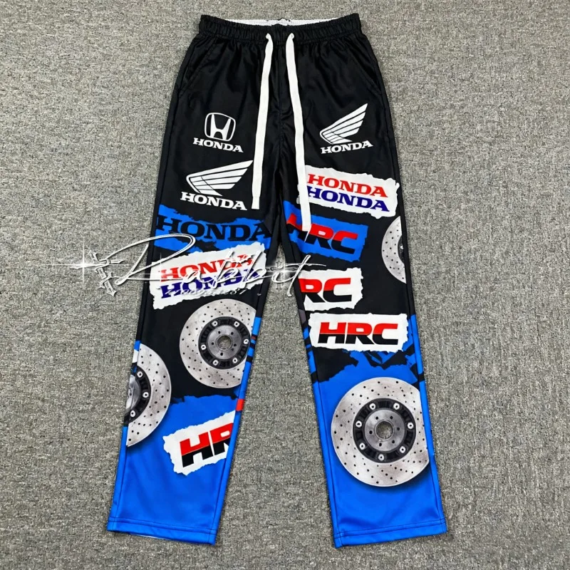 

2025NewHonda Racing Team Retro Special Edition F1 Track RiderSunscreen Quick Drying Pants Men's Motorcycle Racing Off Road Pants