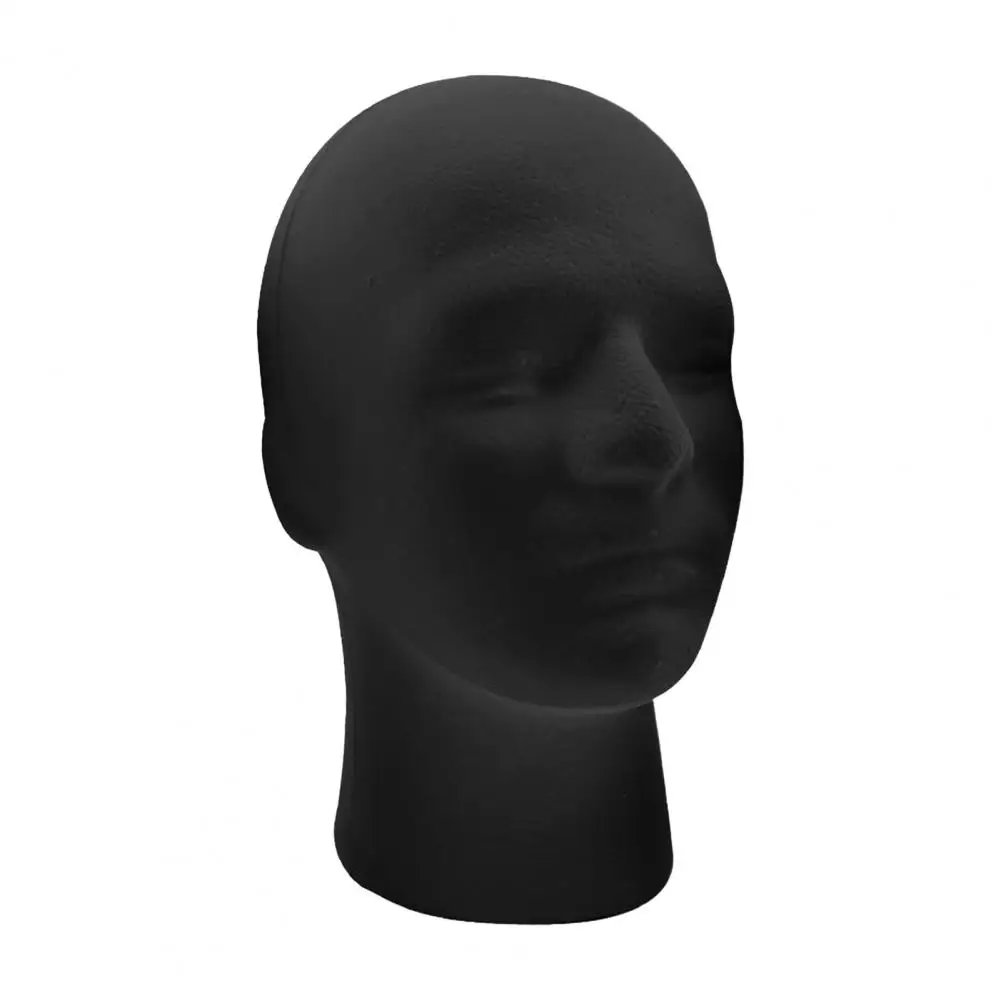 Hat Display Stand Foam Mannequin Head Display Stand for Wigs Hats Glasses Male Model Prop for Photography Stable for Hairpieces