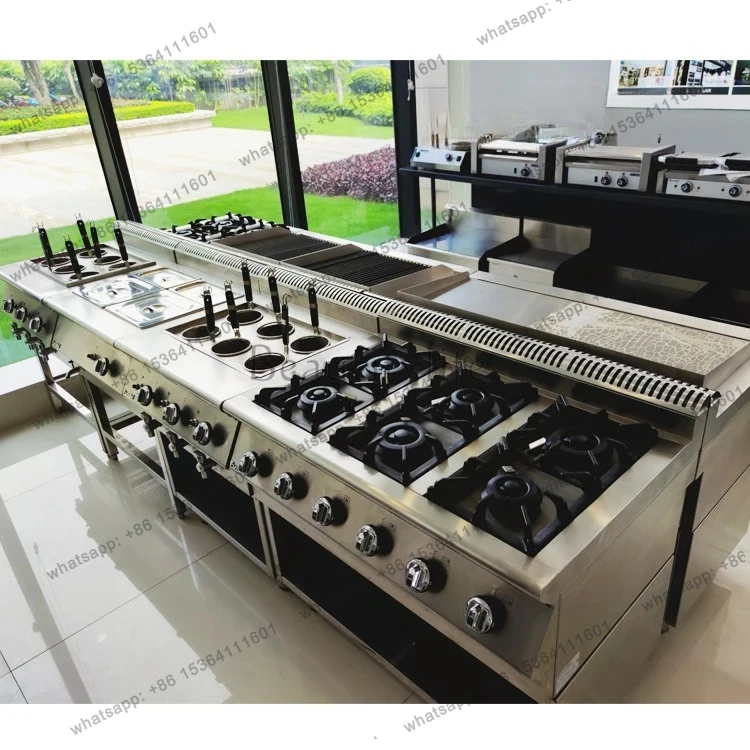 Professional Modular Commercial Heavy Duty Kitchen Equipments Stainless Steel Fabrication Customizable