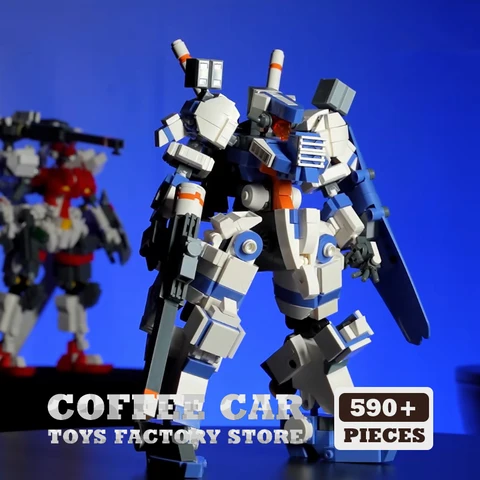 Novo guerreiro mecha moc blocos brinquedos de plástico super armadura robô tijolos de construção modelo figuras de ação bonecas adultos meninos crianças presentes