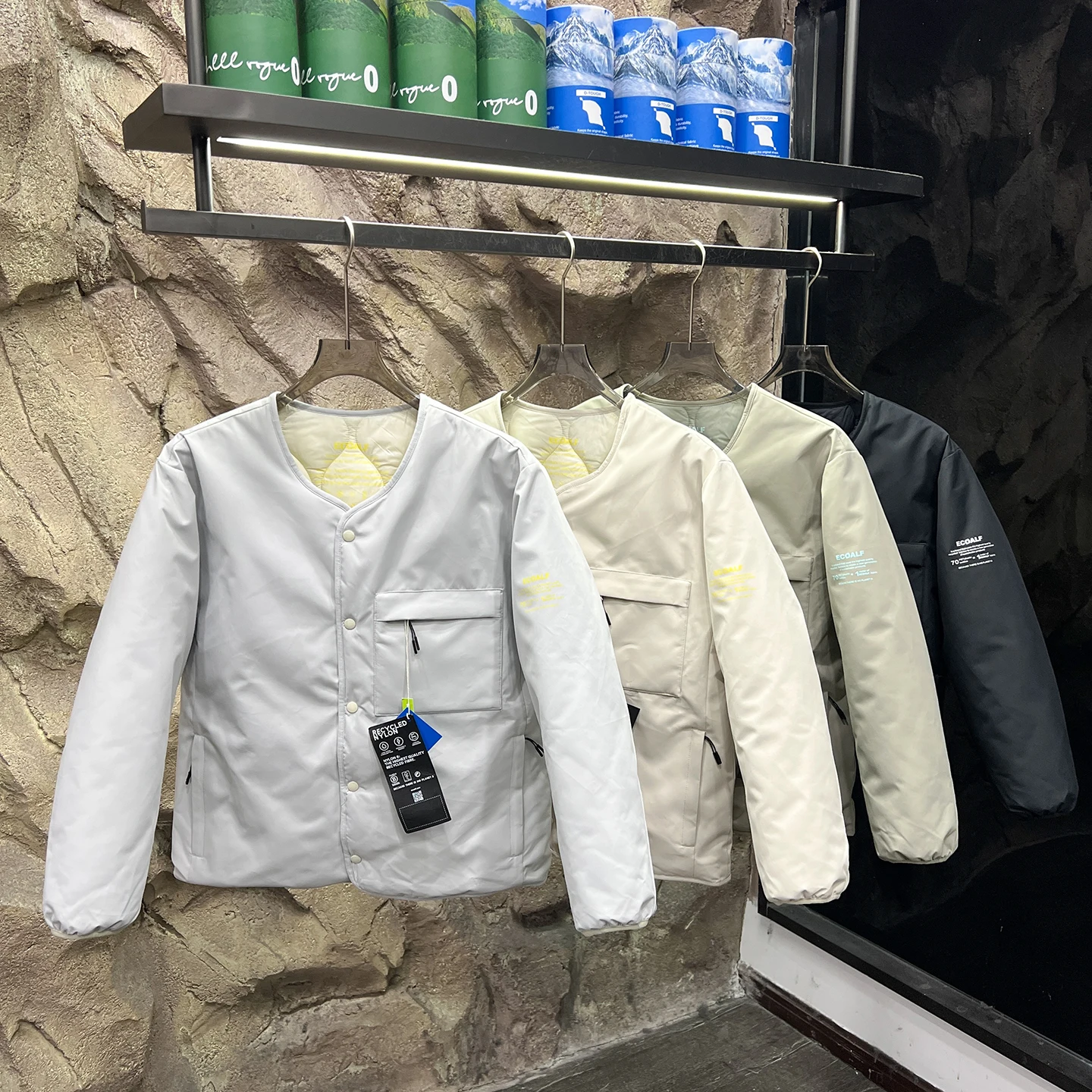 كفاءة خفيفة الوزن للماء في الهواء الطلق عارضة هارديل القطن Jaet للرجال والنساء معطف الخريف الشتاء العصرية #5