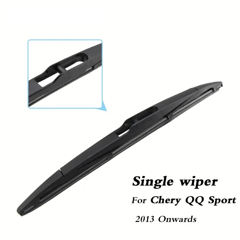 شفرات الممسحة الخلفية للسيارة ذراع ممسحة الزجاج الأمامي الخلفي لشيري QQ Sport Hatchback (2013 فصاعدًا) 305 مللي متر ، ملحقات السيارات التصميم