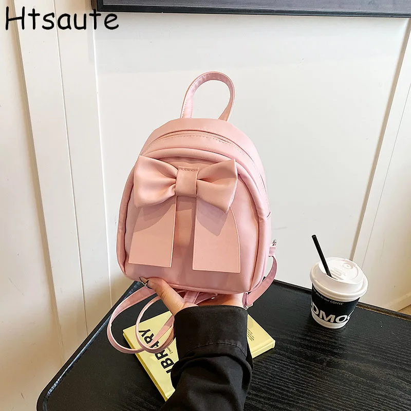 Mini Backpacks PU Leather Women Backpack Anti-theft Shoulder Bags New School Bag for Teenager Girls School Backapck Female