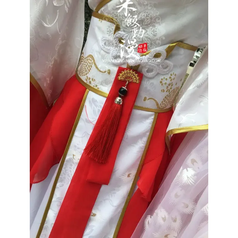 qq78Request7Antique Novel Tian Guan Ci Fu Figures Xie Lian Yue Shen Cosplay Costmes Platinum Peacock Full Set Clothing Halloween