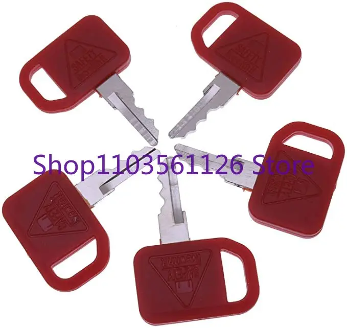 

5 PCS T209428 KV13427 ELI80-0138 Keys for John Deere Compact Track Loaders Skid Steer JDS T209428 KV13427