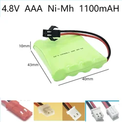 Akumulator 4.8V AAA ni-mh 1100mAH z wtyczkami do lampy awaryjnej dla zabawek