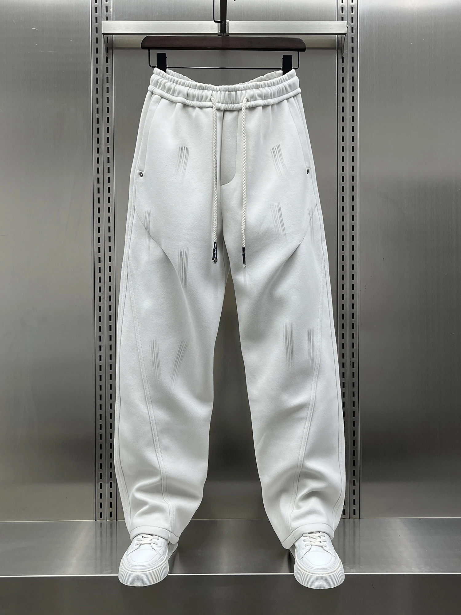 

Trendy Men's Straight Leg Casual Pants Dyeing Design Comfortable Loose Fit Spor Sle American Flavor Autumn New Arrivals