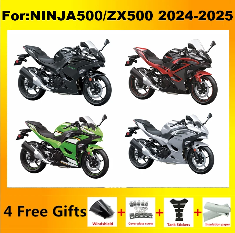 

NEW Motorcycle Injection mold Fairings Kits fit For KAWASAKI ZX500 Ninja 500 2024 2025 24 25 full fairing kit Bodywork ZXMT