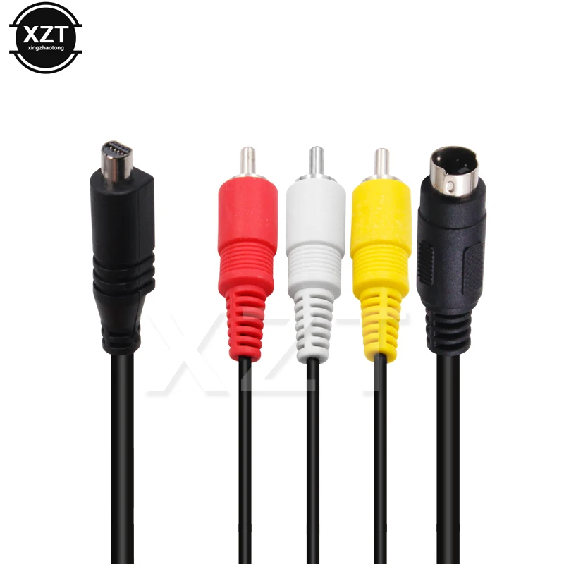 1.2M kabel AV 10-pinowe złącze DVI DV do 3 RCA s-video do kamery Sony DCR Handycam kamera cyfrowa VMC-15FS A/V kabel