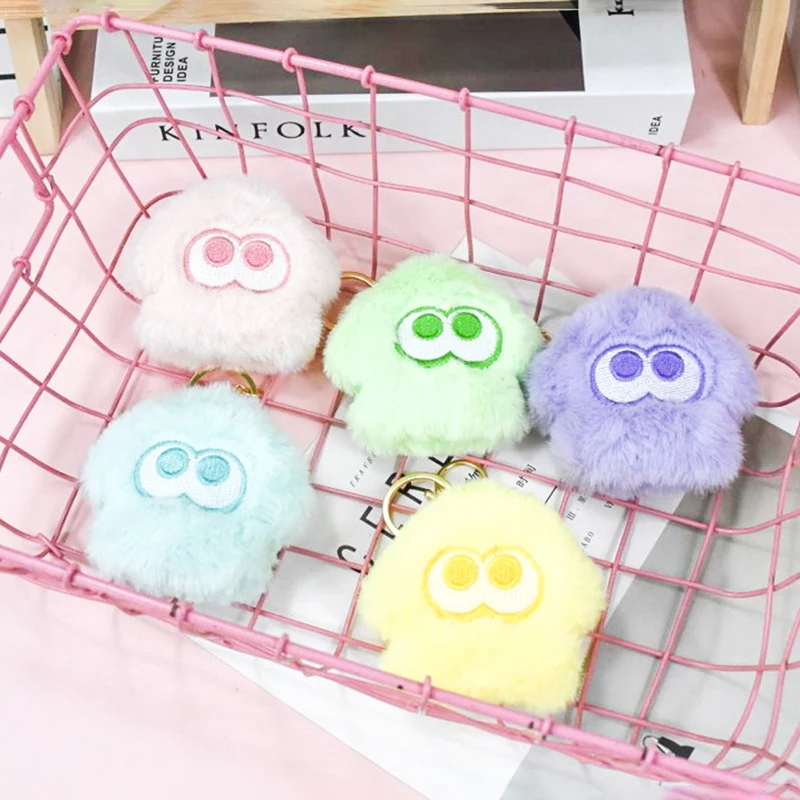 Kawaii Squid Plush Doll Pendant Game Splatoon Toys Creative Mini Backpack Decorative Key Chain Christmas Gifts For Friends