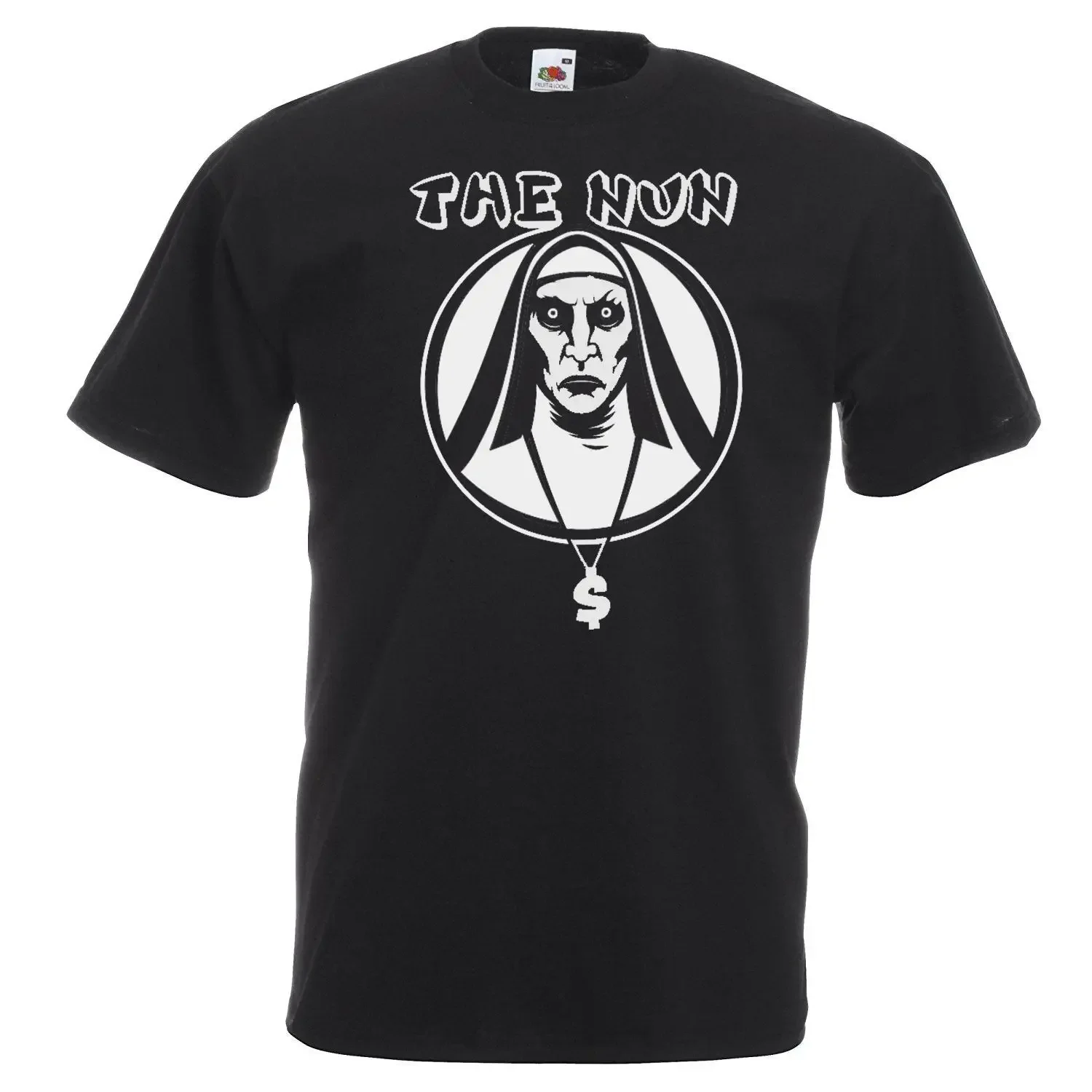Mens The Nun Conjuring Valak Demon Horror Movie Unisex Black T-Shirt