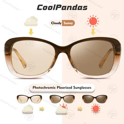 Luxury Sunglasses Women Polarized Photochromic Glasses Fashion Diamond Frame Travel Anti-glare Eyewear oculos de sol feminino