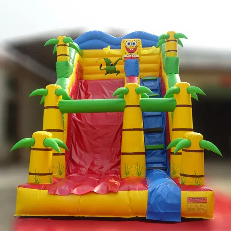 Hot SalesKids Inflatable Amusement Park PVC Air Jumping Castle Kids Slide Bouncy Castle