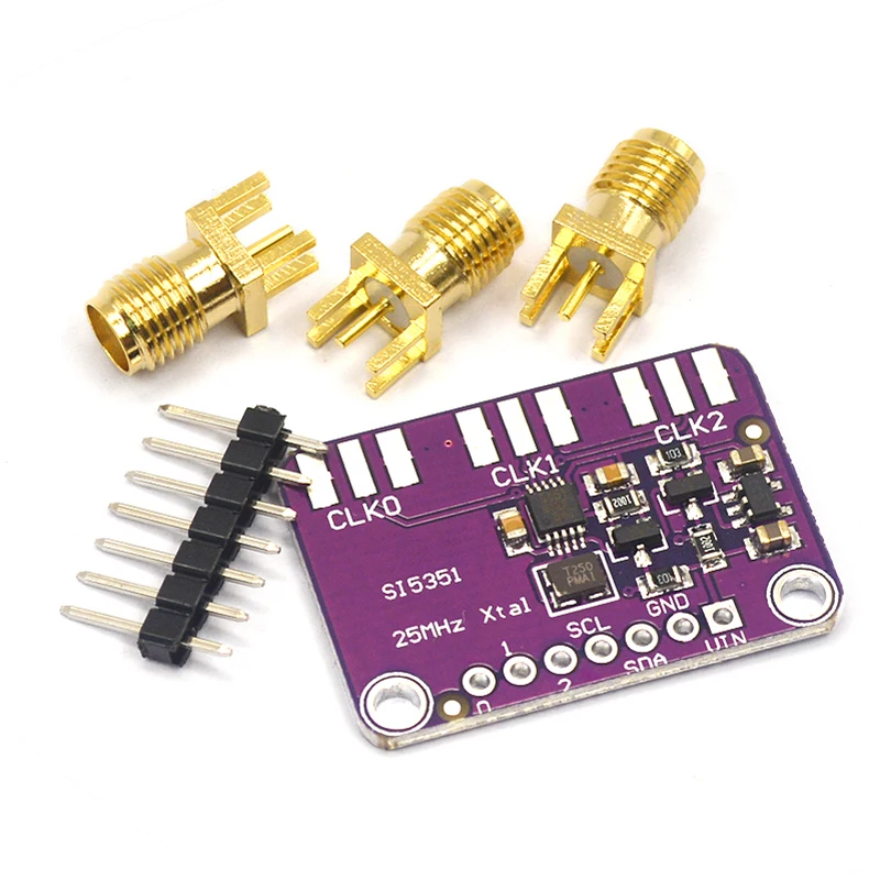 Постоянный ток 3 в-5 в 5351 Si5351A Si5351 I2C, генератор часов, плата останова, модуль, генератор сигналов, часы 8 кГц-160 МГц