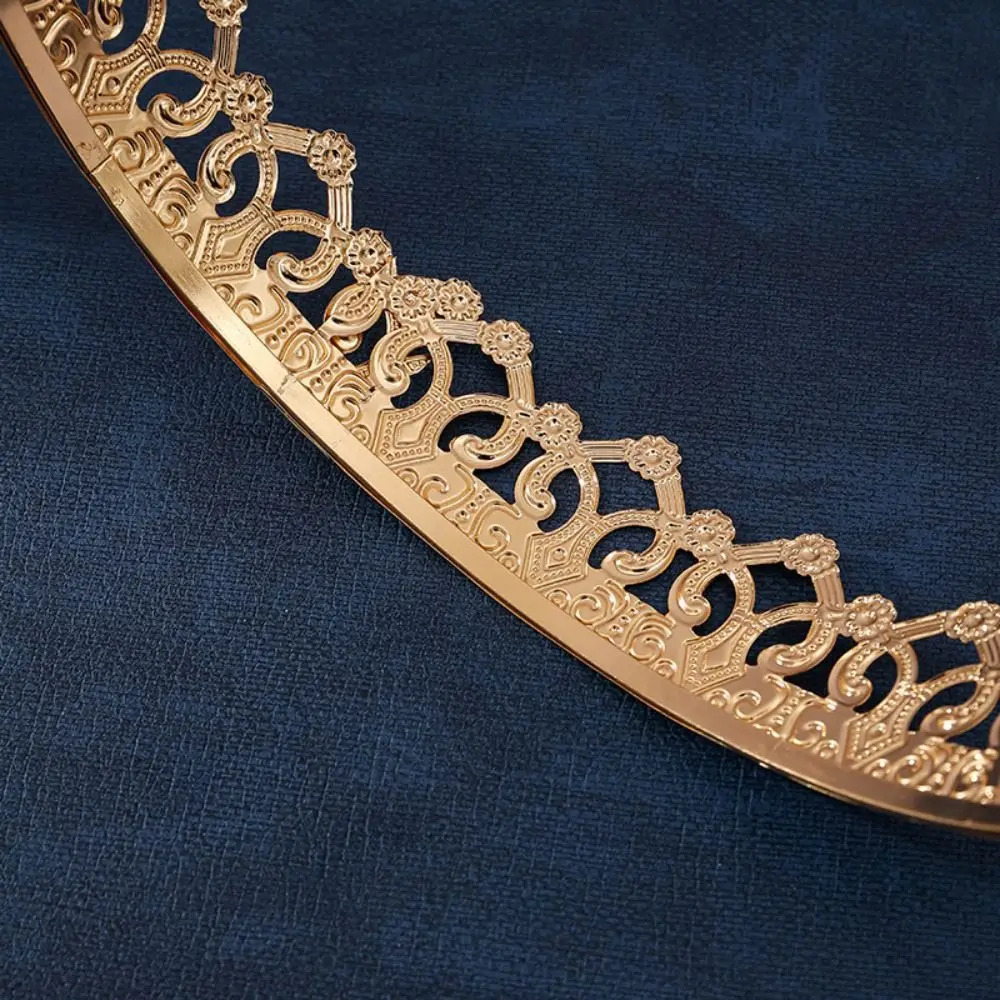 مزاجه بار ميتزفه الملك تاج الشعر الغربي هوب الأمير التيجان إكسسوارات الشعر تأثيري المهنية التيجان المستديرة الزفاف #5