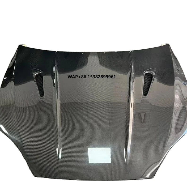 

Car Body Kit Auto Parts PD Style for Model S Carbon Fiber Hood Engine Cover Body Kit