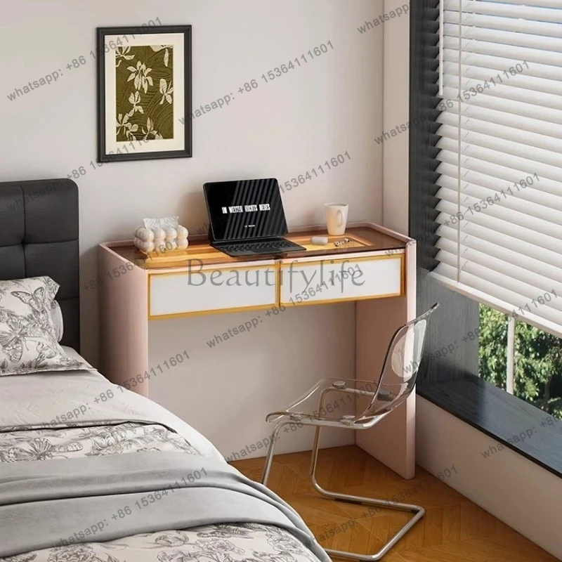 HJ simple tone ultra-small dresser bedroom bedside retro mini dressing table small size dressing table
