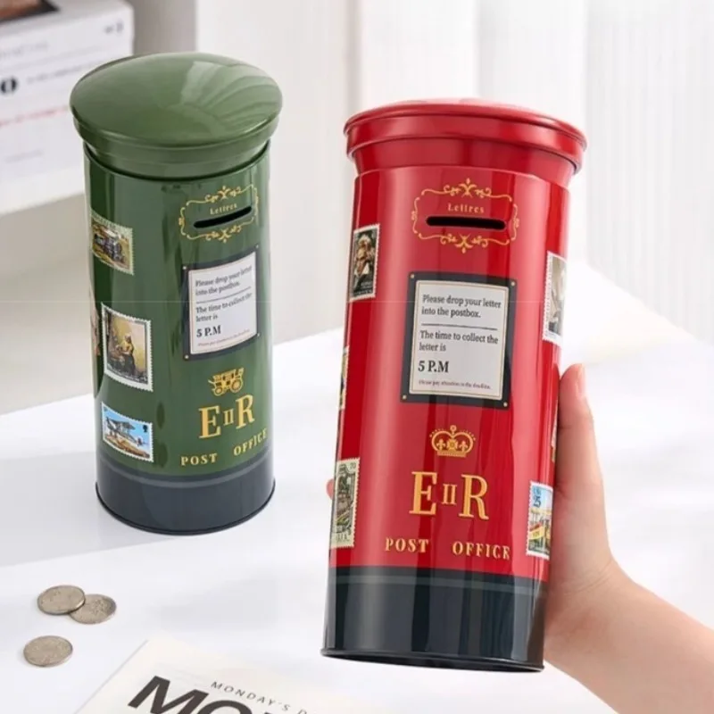 Large Piggy Bank Creative Mailbox Shape Convenient Money Withdrawal Piggy Bank Coins Organizer Home Decoration Accessories