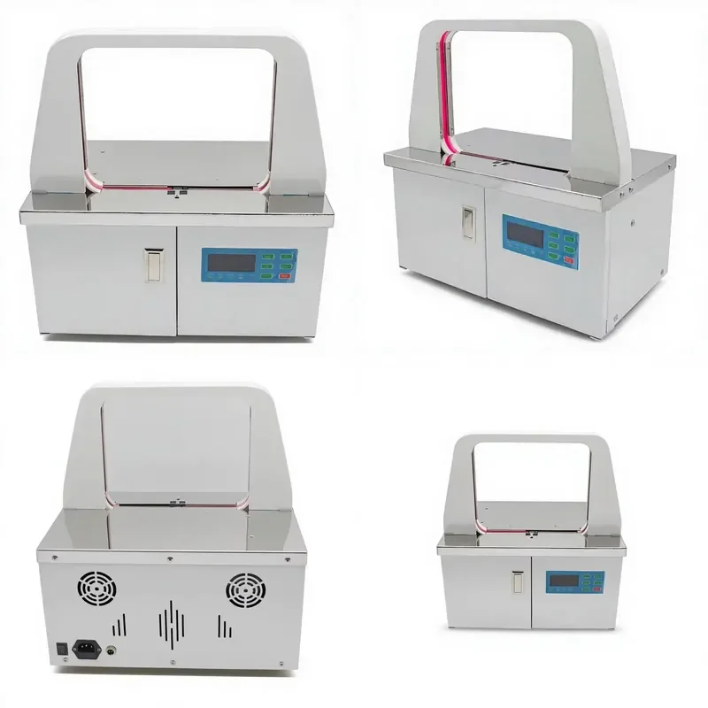 for Small Automatic OPP Tape Binding Machine 228MM x 180MM Supermarket Fresh Vegetable Packaging Sealer