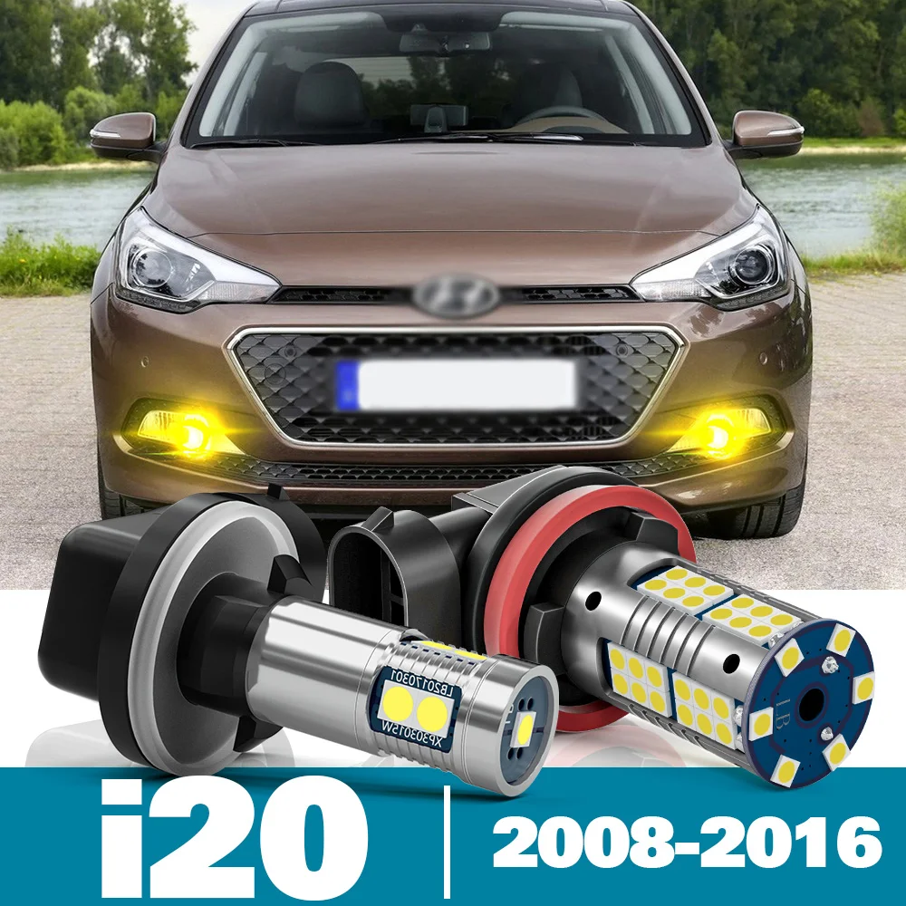 

Светодиодные противотуманные фары для Hyundai i20, аксессуары 2008, 2009, 2010, 2011 светодиодный 2012, 2013, 2014, 2015, 2016, 2 шт.