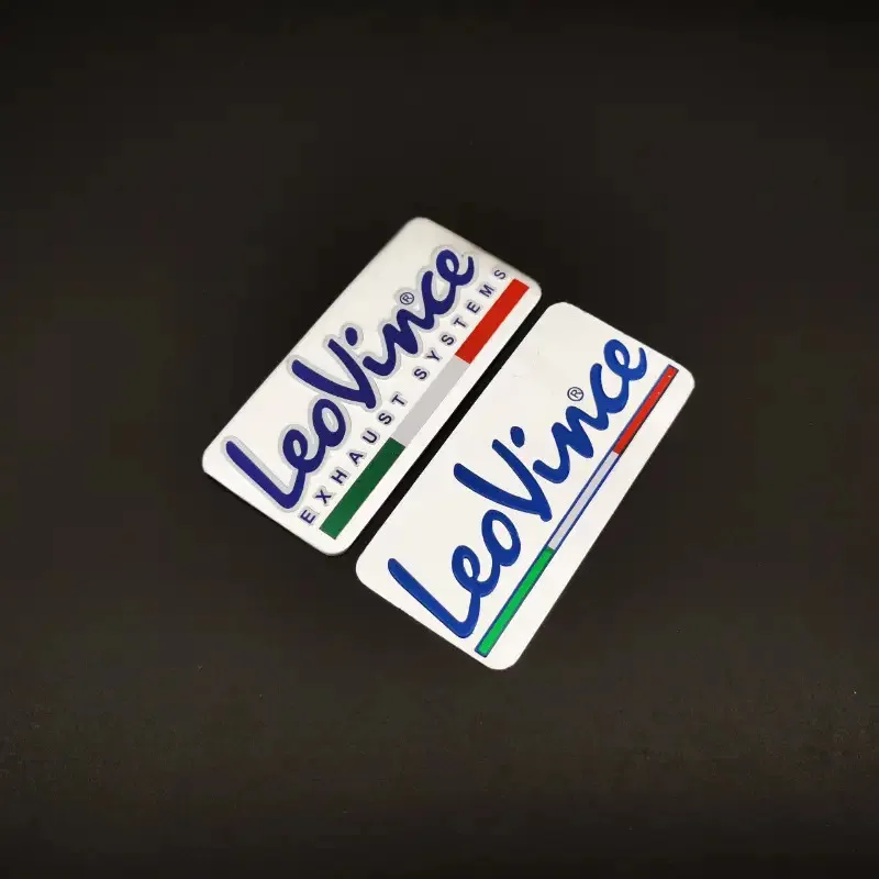 

2 Pieces Leovince Motorcycle Exhaust Decal，Scorpion Design Aluminum Sticker