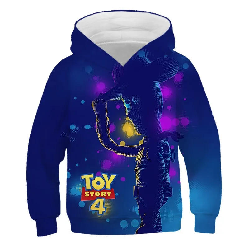 

Hot selling Woody Three-eyed boy Toy Printed Children's American Street Hoodie Fashionable Casual Sweatshirt For Boys and Girls