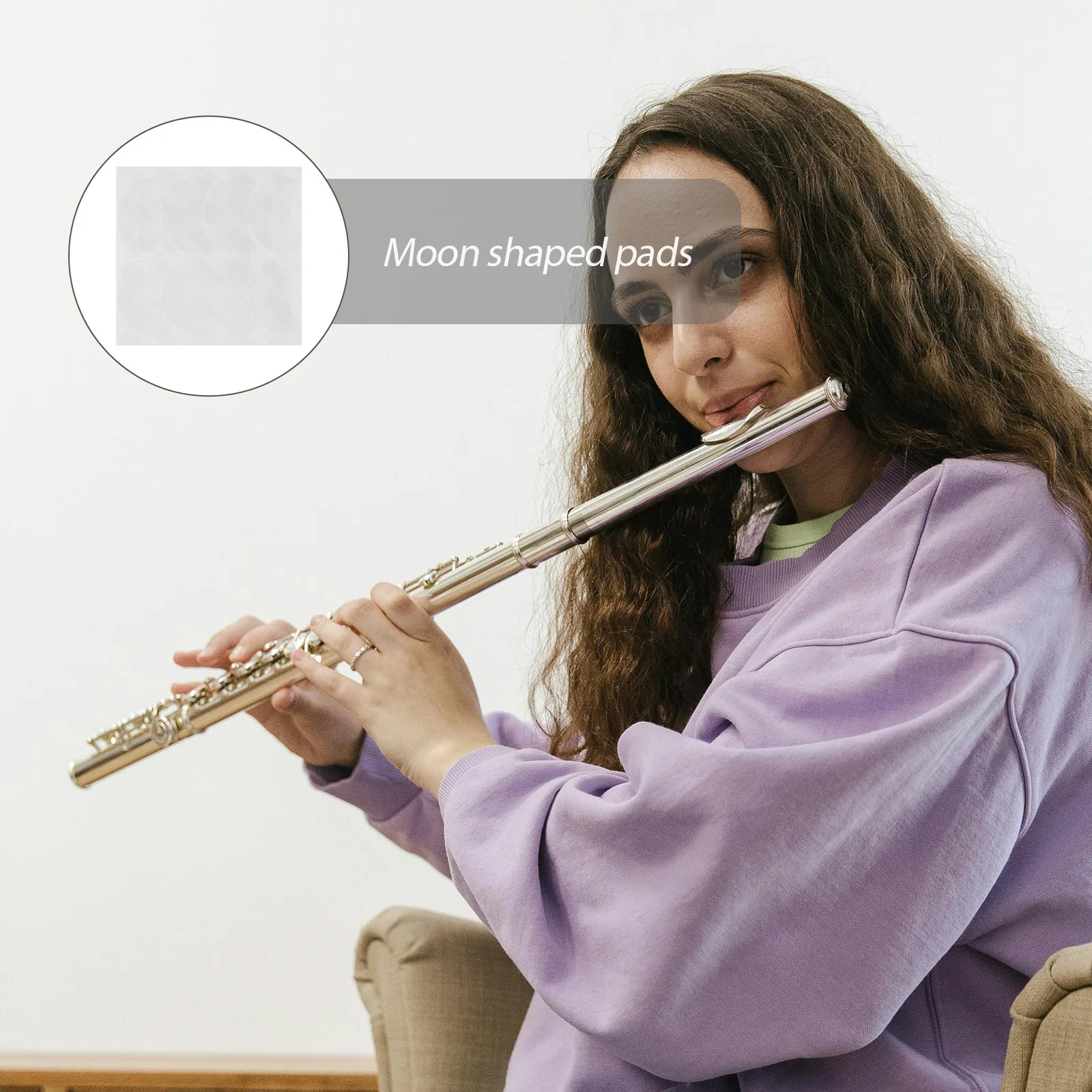 

3pcs Saxophone Pads Silicone Moon Square Shape For Alto Tenor Sax Mouthpiece Patches Sax Flute Mouthpiece Pads Instrument