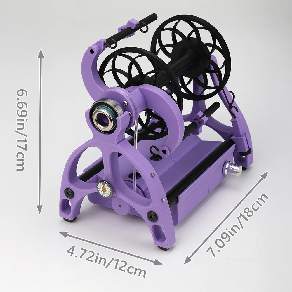 

Electric Fibre Spinning Wheel Compact Wool Yarn Maker Adjustable Speed for Crochet Weaving