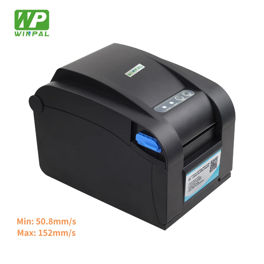 Hot Sell Winpal WPL80 80mm Printer Thermal Pos Barcode Label Printer with Automatic Stripping