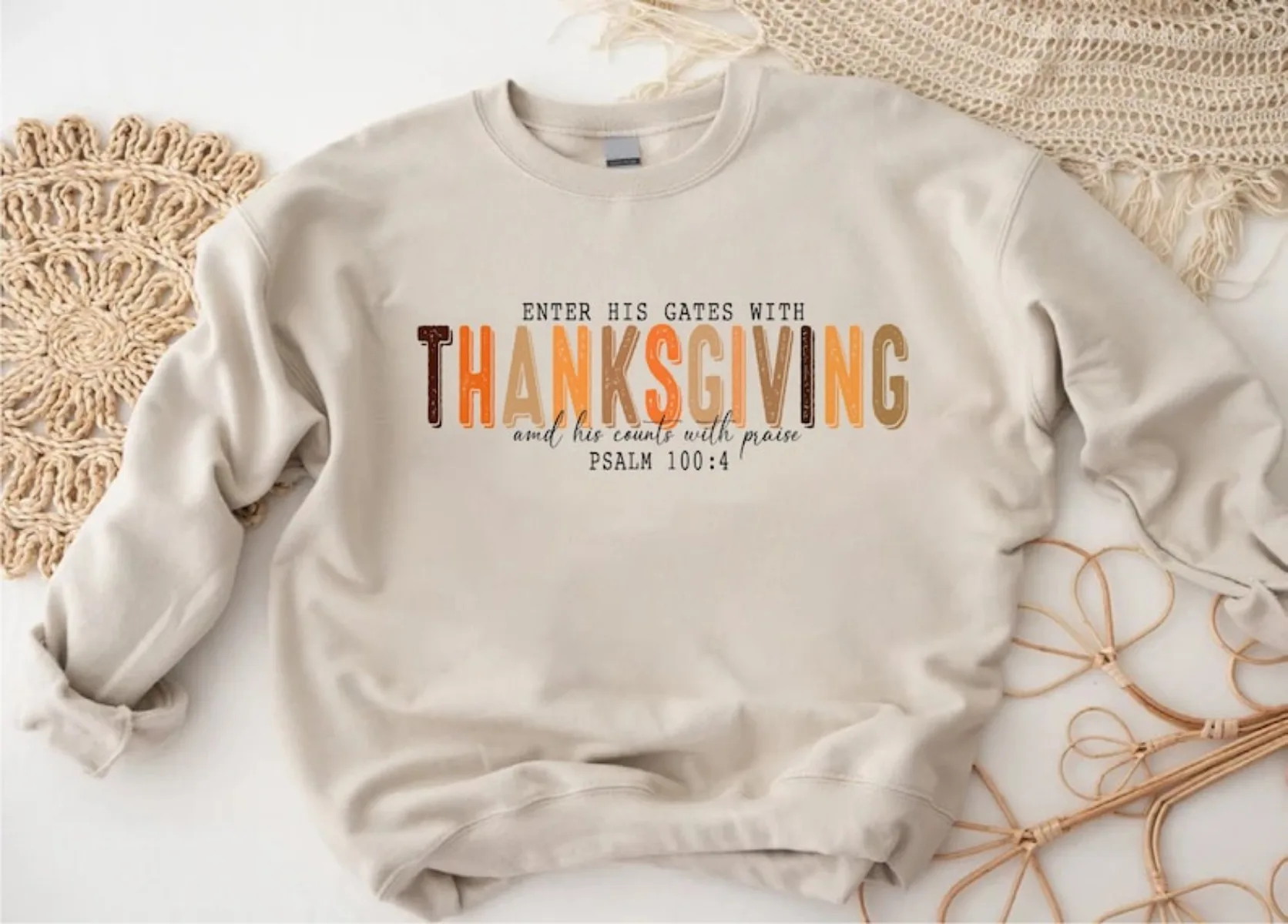 เสื้อสเวตเชิ้ตแฟชั่นลำลองสำหรับผู้หญิง ลายคริสเตียนวันขอบคุณพระเจ้า มีฮู้ด ผ้าฟลีซหนา เหมาะสำหรับเป็นของขวัญวันหยุดและสวมใส่ในชีวิตประจำวัน