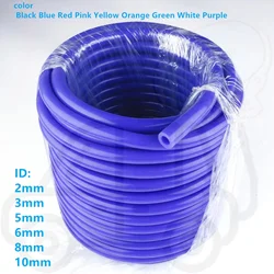 10 Feet 3m Length Silicone Vacuum Coupler Hose ID 2mm 3mm 5mm 6mm 8mm 10mm Flexible Turbo Coolant Pipe 3 Metre