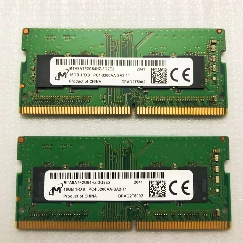 

Оперативная память для ноутбука Micron RAMS DDR4 16GB 3200MHz DDR4 16GB 1RX8 PC4-3200AA-SA2-11 SODIMM 1,2 V 260PIN 1 шт.